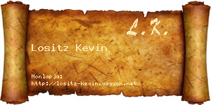 Lositz Kevin névjegykártya